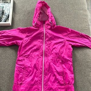 Pink Columbia windbreaker medium